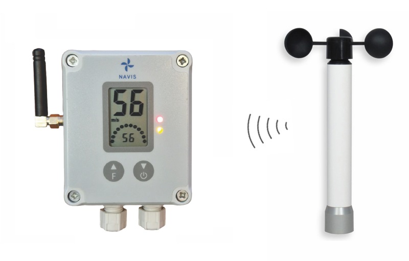 W210 - Wireless alarm anemometer