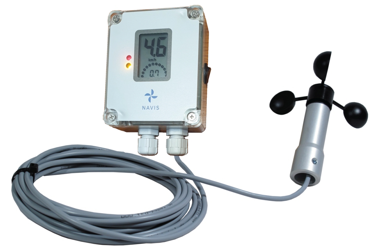 Y210 - Anemometer with alarm for construction sites and industry