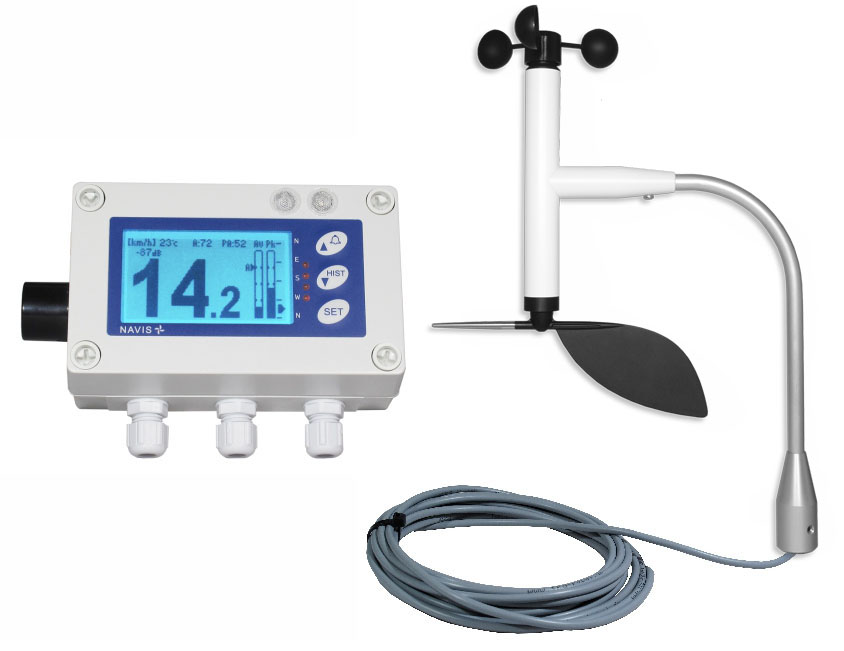 Y410 - Anemometer with alarm for construction sites and industry